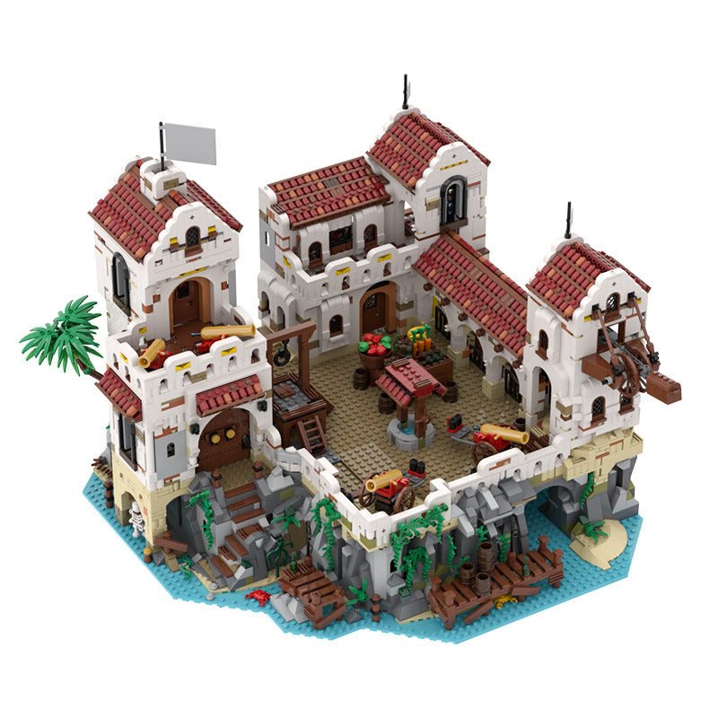 Classic Architectural Series Pirate Building Blocks In Barracuda Bay The Fortress Of High Eldorado - IVOIRART.COM