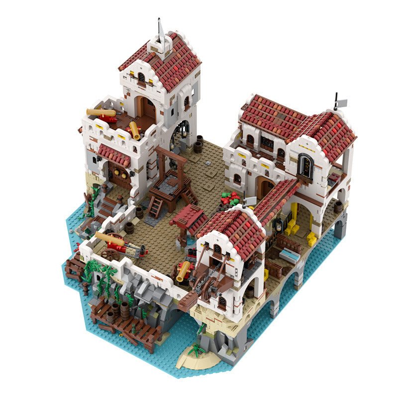 Classic Architectural Series Pirate Building Blocks In Barracuda Bay The Fortress Of High Eldorado - IVOIRART.COM