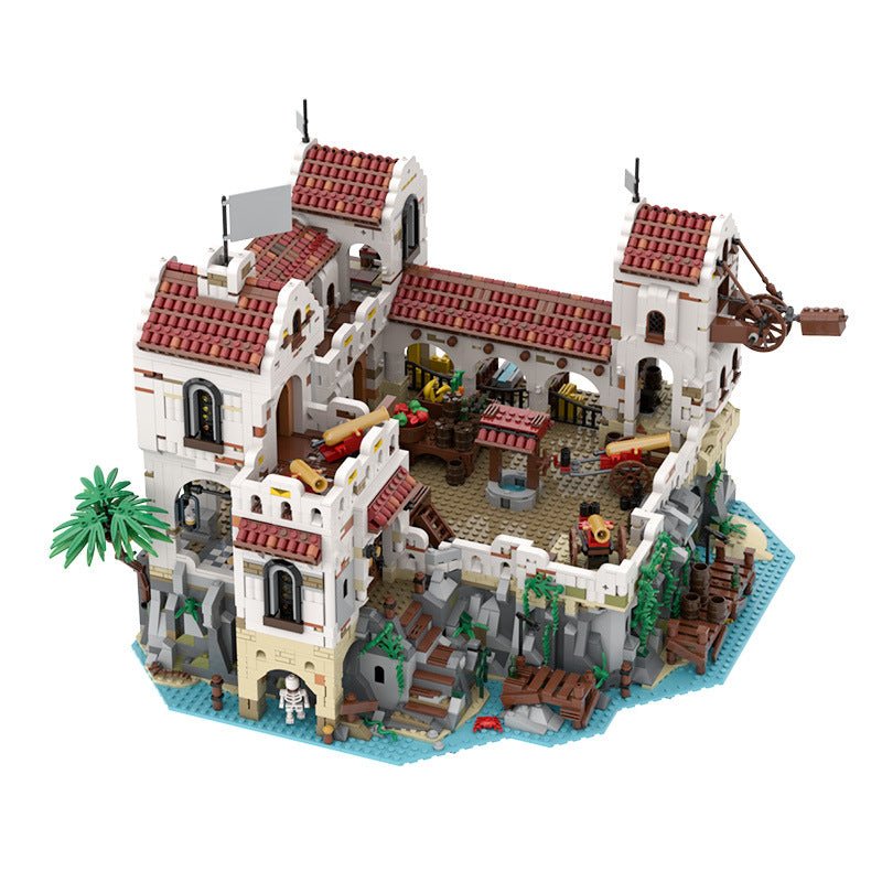 Classic Architectural Series Pirate Building Blocks In Barracuda Bay The Fortress Of High Eldorado - IVOIRART.COM