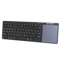 Clavier Bluetooth Mini Zoweetek k12bt-1 Sans Fil avec Pavé Tactile Russe Anglais Espagnol pour TV, PC, Android, Téléphone - IVOIRART.COM