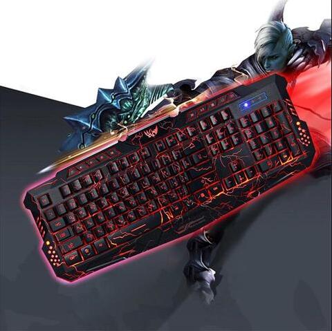 Clavier lumineux RGB pour gaming avec éclairage arrière changeable et réglages de luminosité - IVOIRART.COM