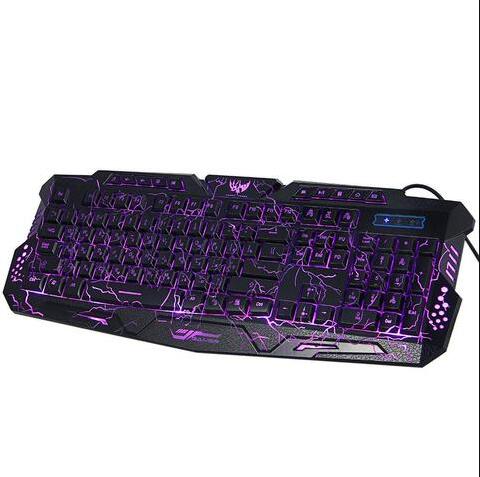 Clavier lumineux RGB pour gaming avec éclairage arrière changeable et réglages de luminosité - IVOIRART.COM