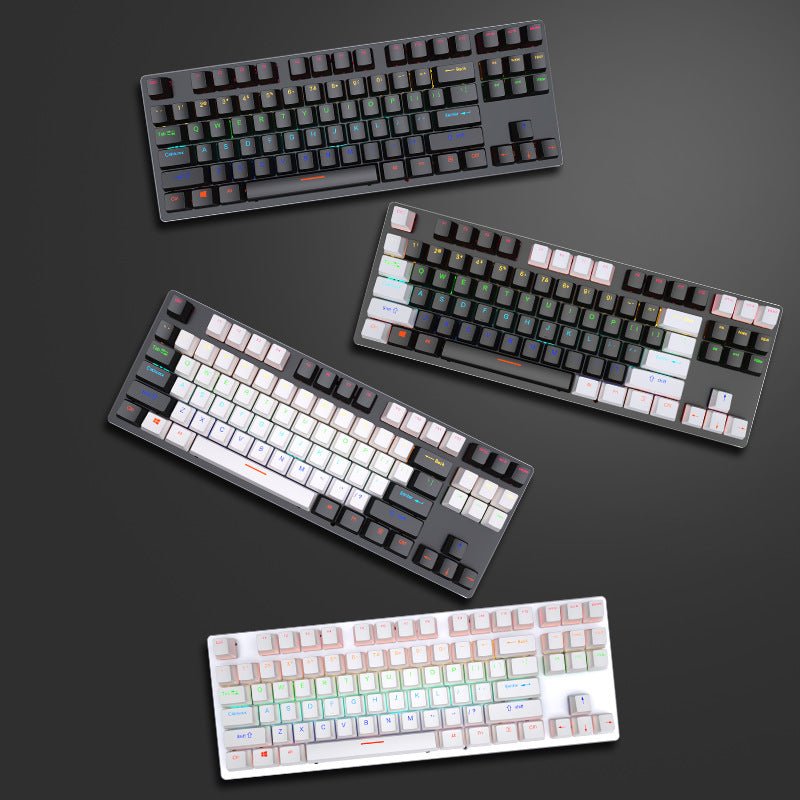 Clavier Mécanique de Bureau Crack K550 avec Câble, Axes Verts, Filaire - IVOIRART.COM