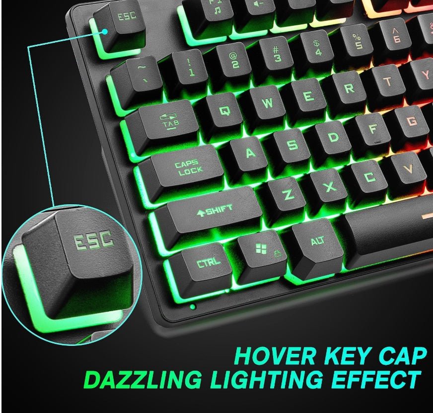 Clavier mécanique électronique pour jeux, clavier universel pour ordinateur portable USB - IVOIRART.COM