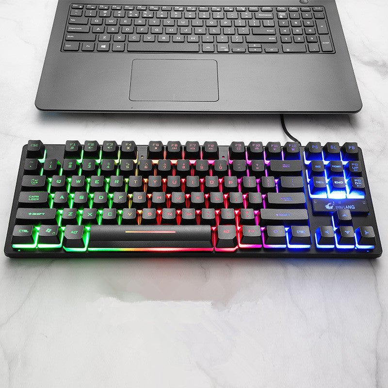 Clavier mécanique électronique pour jeux, clavier universel pour ordinateur portable USB - IVOIRART.COM