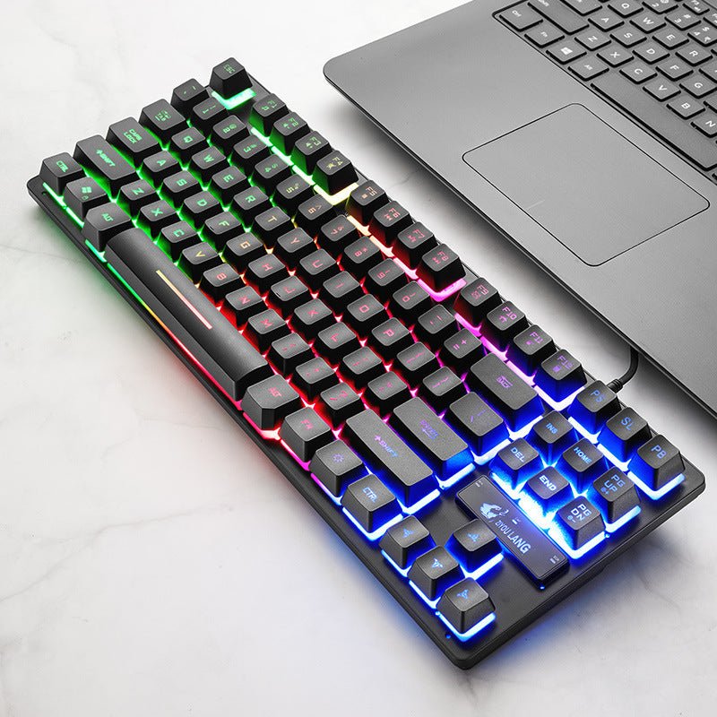 Clavier mécanique électronique pour jeux, clavier universel pour ordinateur portable USB - IVOIRART.COM