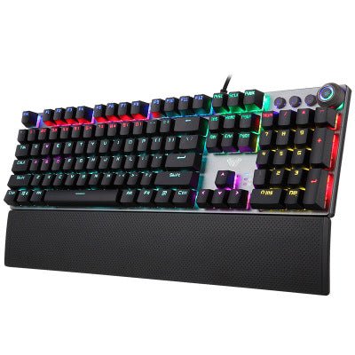 Clavier mécanique filaire F2088 avec 108 touches, course 4,0 mm, repose-poignets intégré pour une expérience de frappe optimale - IVOIRART.COM