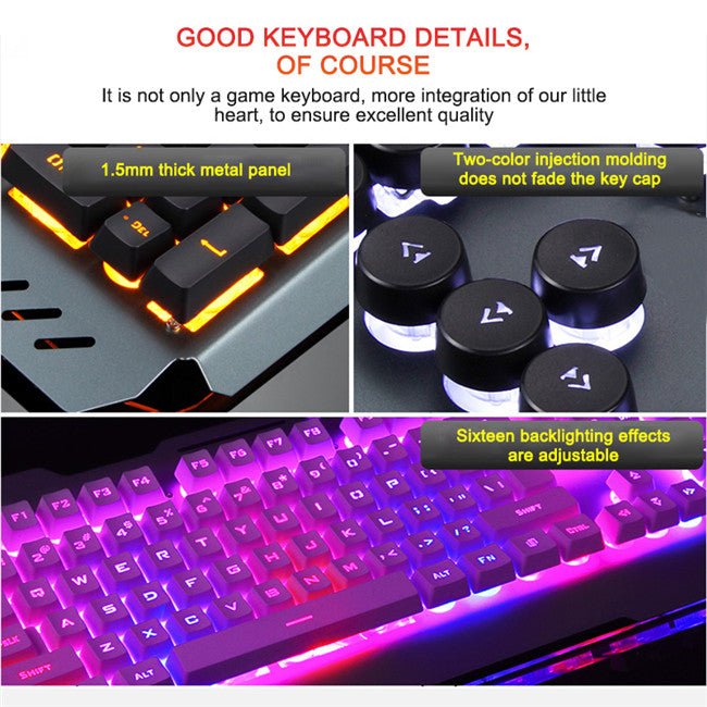 Clavier mécanique filaire pour gaming avec rétroéclairage RGB et design ergonomique - IVOIRART.COM