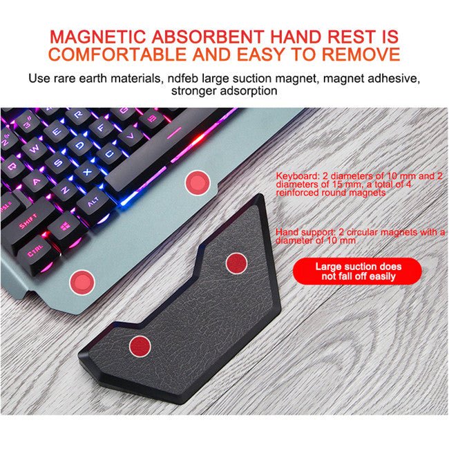 Clavier mécanique filaire pour gaming avec rétroéclairage RGB et design ergonomique - IVOIRART.COM