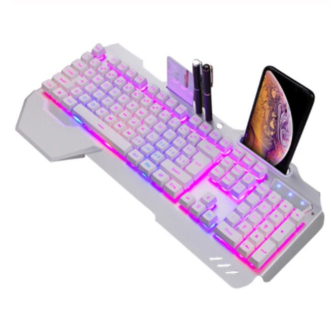 Clavier mécanique filaire pour gaming avec rétroéclairage RGB et design ergonomique - IVOIRART.COM