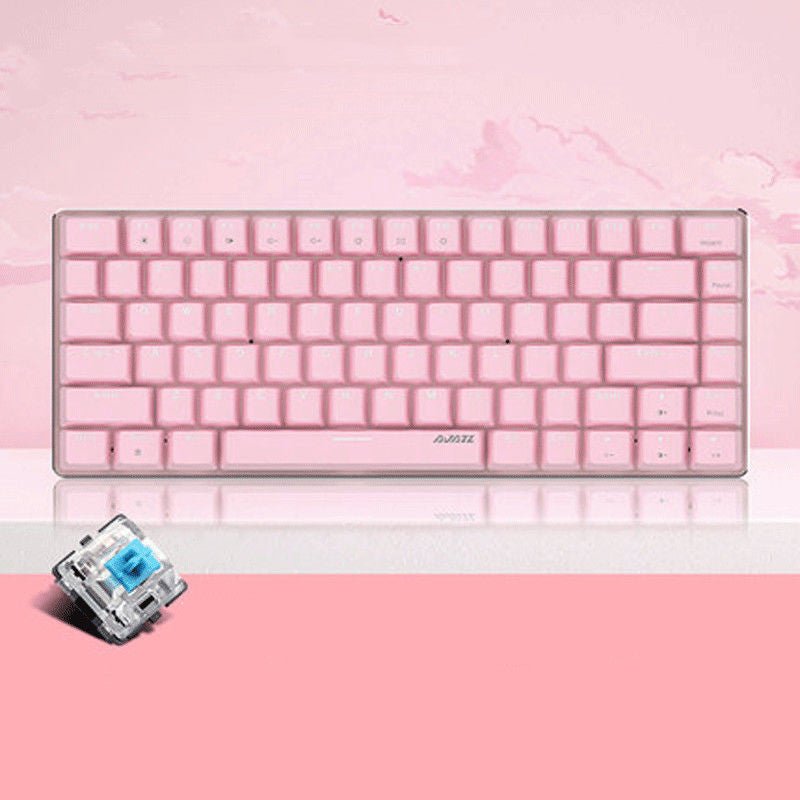 Clavier Mécanique pour Notebook de Jeu Heijue AK33 avec 82 Touches Rétroéclairées - IVOIRART.COM