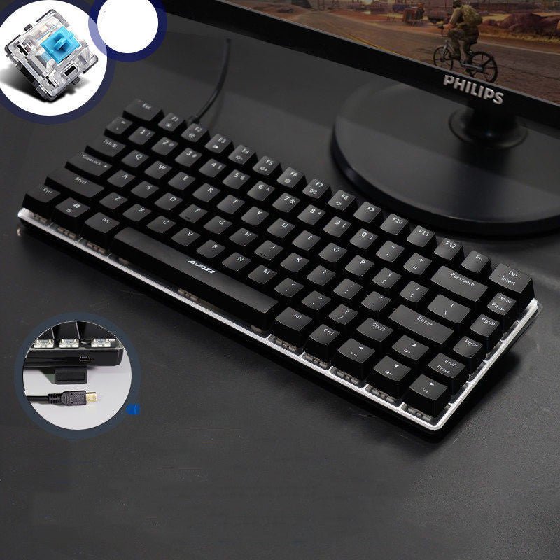 Clavier Mécanique pour Notebook de Jeu Heijue AK33 avec 82 Touches Rétroéclairées - IVOIRART.COM