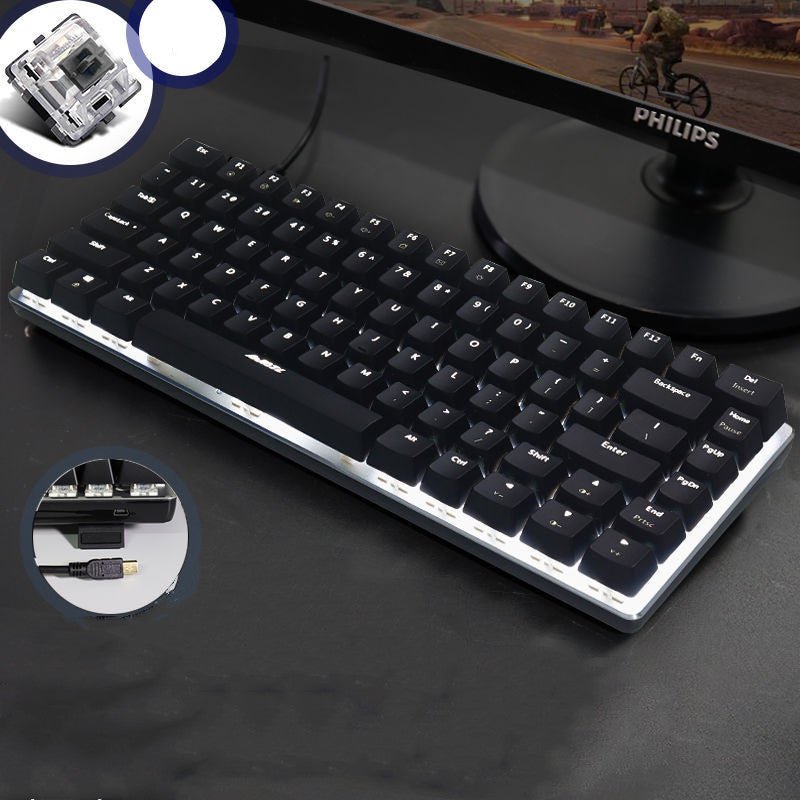 Clavier Mécanique pour Notebook de Jeu Heijue AK33 avec 82 Touches Rétroéclairées - IVOIRART.COM