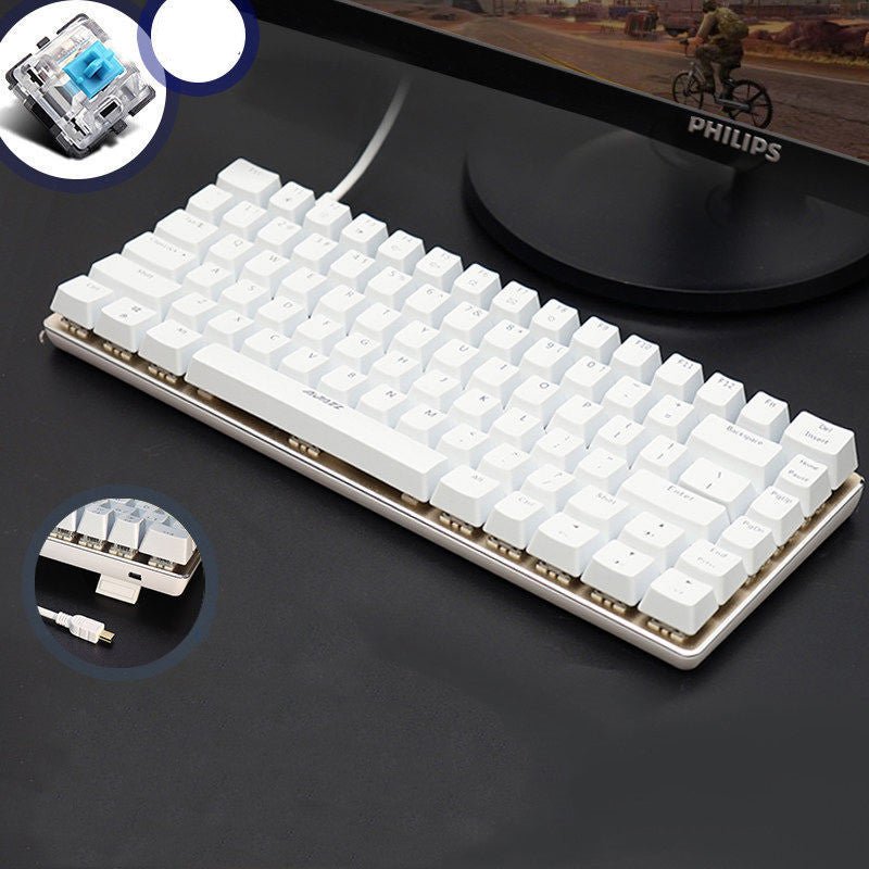 Clavier Mécanique pour Notebook de Jeu Heijue AK33 avec 82 Touches Rétroéclairées - IVOIRART.COM
