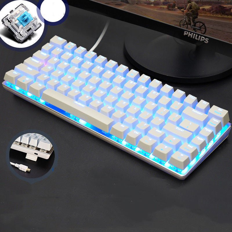 Clavier Mécanique pour Notebook de Jeu Heijue AK33 avec 82 Touches Rétroéclairées - IVOIRART.COM