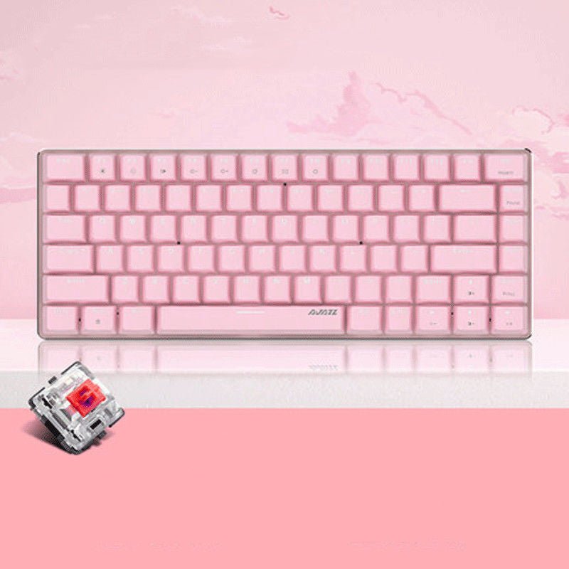Clavier Mécanique pour Notebook de Jeu Heijue AK33 avec 82 Touches Rétroéclairées - IVOIRART.COM