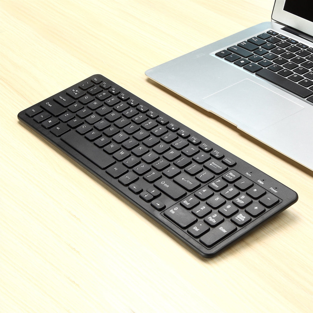 Clavier sans fil universel pour bureau et jeu sur ordinateur portable, design ergonomique - IVOIRART.COM