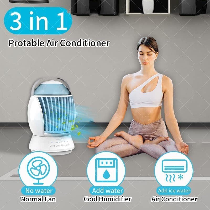 Climatiseur de Bureau Écran de Brume pour Étudiant - Ventilateur de Table USB - IVOIRART.COM