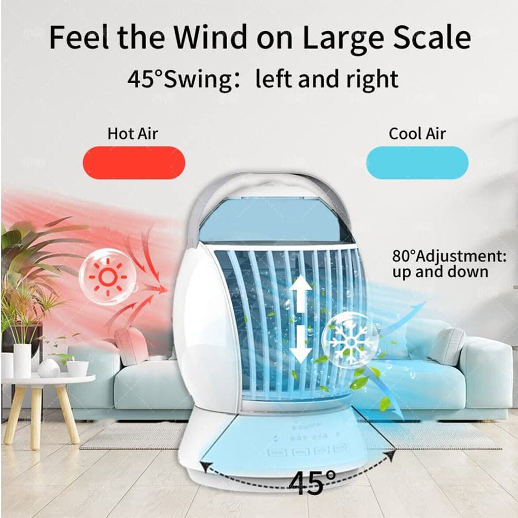 Climatiseur de Bureau Écran de Brume pour Étudiant - Ventilateur de Table USB - IVOIRART.COM