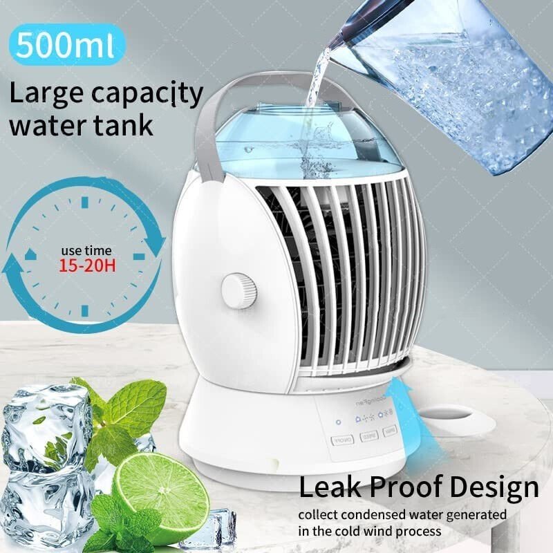 Climatiseur de Bureau Écran de Brume pour Étudiant - Ventilateur de Table USB - IVOIRART.COM