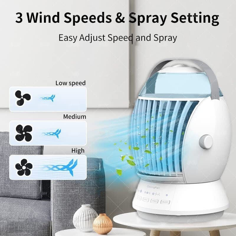 Climatiseur de Bureau Écran de Brume pour Étudiant - Ventilateur de Table USB - IVOIRART.COM