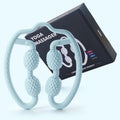 Clip circulaire de massage yoga pour jambes petites, masseur compact quatre roues - IVOIRART.COM