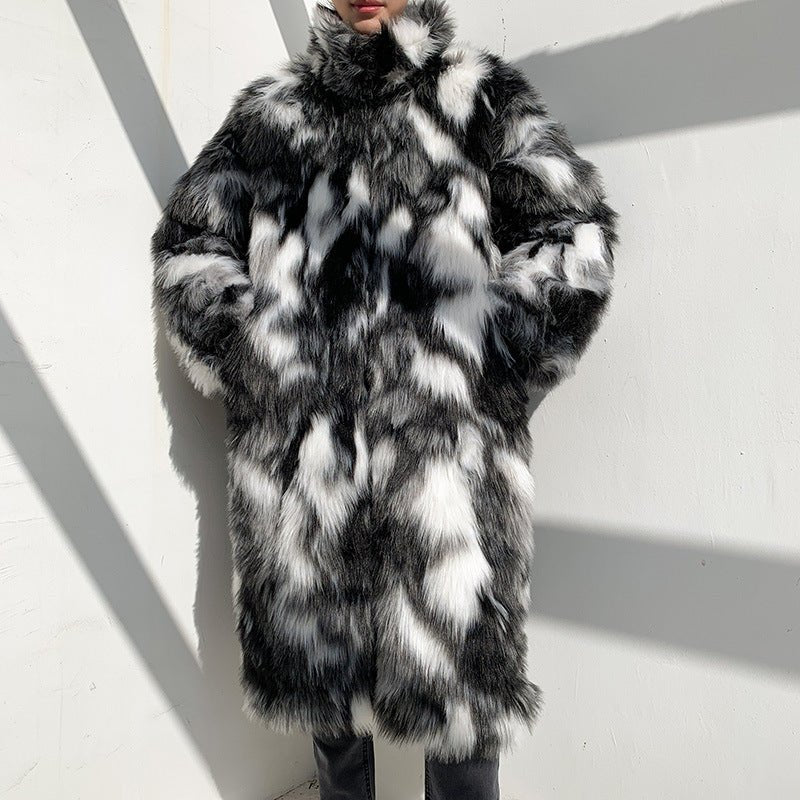 Cloak Manteau en peluche hip hop pour homme — style tendance, confort quotidien! - IVOIRART.COM