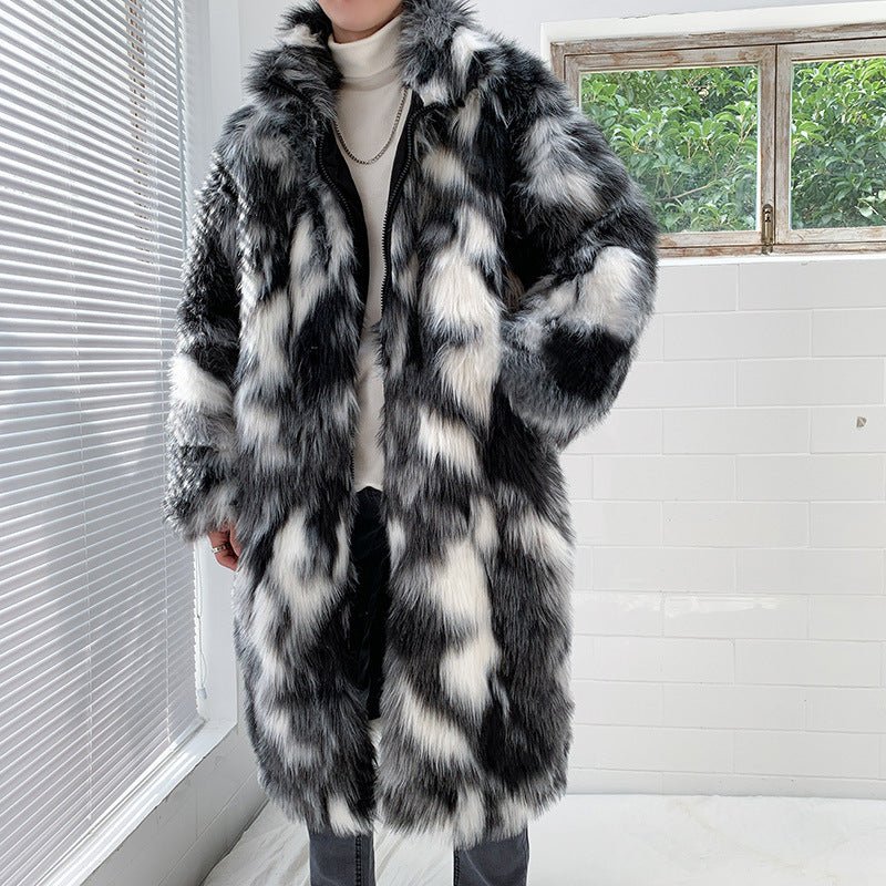 Cloak Manteau en peluche hip hop pour homme — style tendance, confort quotidien! - IVOIRART.COM