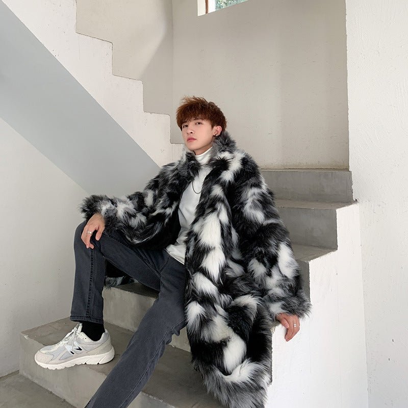 Cloak Manteau en peluche hip hop pour homme — style tendance, confort quotidien! - IVOIRART.COM