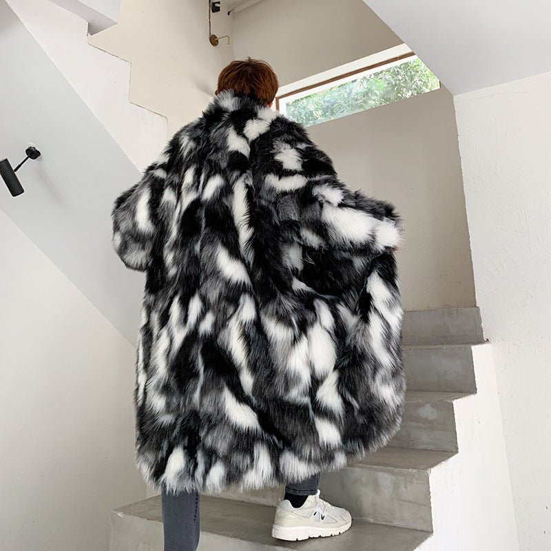 Cloak Manteau en peluche hip hop pour homme — style tendance, confort quotidien! - IVOIRART.COM