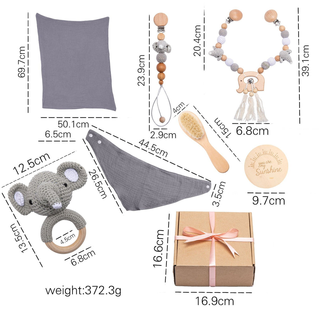 Coffret Cadeau Bébé Complet Nouveau - né - Ensemble Vêtements et Accessoires pour Premier Mois - IVOIRART.COM
