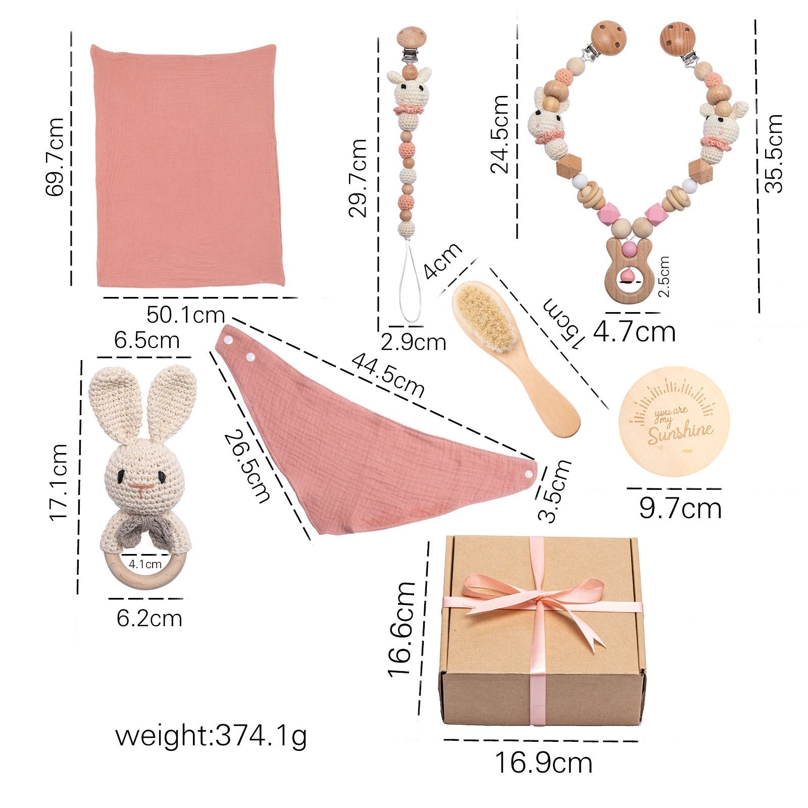 Coffret Cadeau Bébé Complet Nouveau - né - Ensemble Vêtements et Accessoires pour Premier Mois - IVOIRART.COM