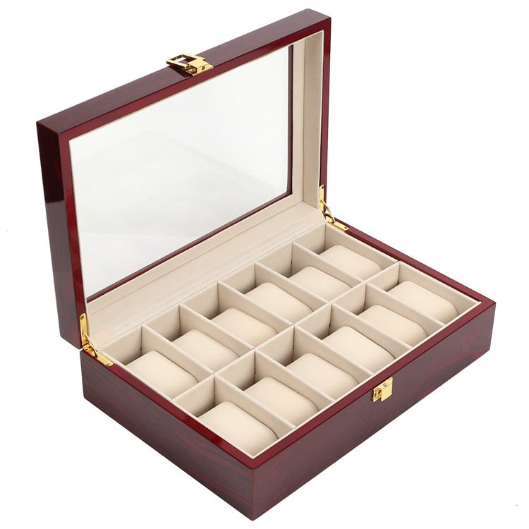 Coffret de rangement pour montres en bois élégant et fonctionnel pour votre collection - IVOIRART.COM