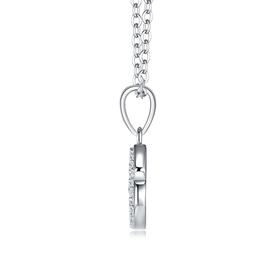 Collier Cancer en argent sterling S925 avec moissanite VVS1 couleur D, pendentif astrologie plaqué platine 3,8g, certifié GRA, coffret cadeau idéal anniversaire - IVOIRART.COM