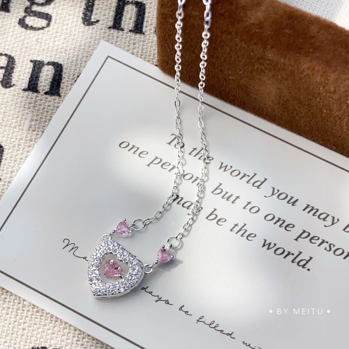 Collier Cœur Dansant en Argent Sterling 999, Élégance Fine, Cadeau Idéal Saint - Valentin Anniversaire - IVOIRART.COM