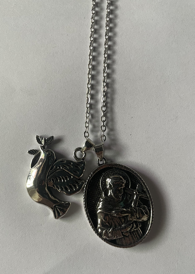 Collier de Foi Mythologie Occidentale avec Bouclier de Protection 65 cm - IVOIRART.COM