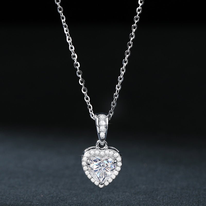 Collier élégant et subtil en argent sterling S925 de haute gamme et tendance, luxueux - IVOIRART.COM