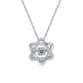 Collier Étoile d'Hexagramme en Argent Sterling S925 0,5 ct Moissanite D VVS1 - IVOIRART.COM