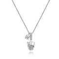 Collier Pelle de Fortune en Argent Sterling S925, Chaîne Claviculaire Élégante et Polyvalente pour Femme - IVOIRART.COM