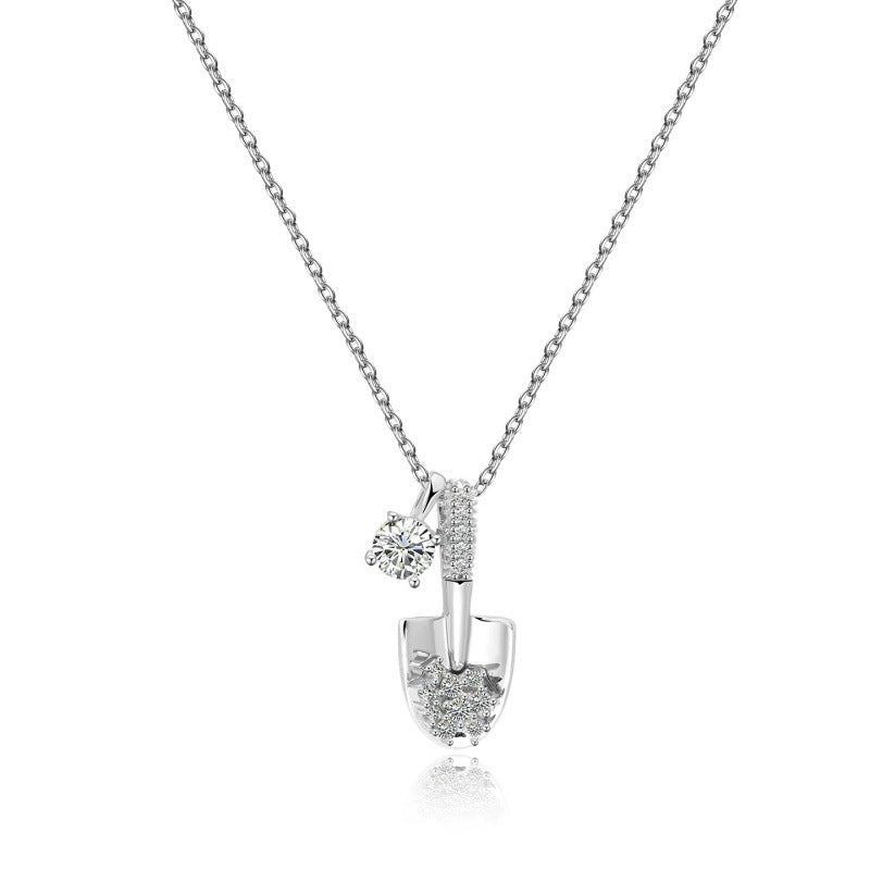 Collier Pelle de Fortune en Argent Sterling S925, Chaîne Claviculaire Élégante et Polyvalente pour Femme - IVOIRART.COM