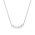 Collier Perle Givrée Facettée en Argent Sterling 999, Élégant et Raffiné - IVOIRART.COM