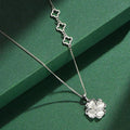 Collier pour femmes en argent sterling S999 avec pierre œil de chat, chaîne élégante polyvalente pour la clavicule - IVOIRART.COM