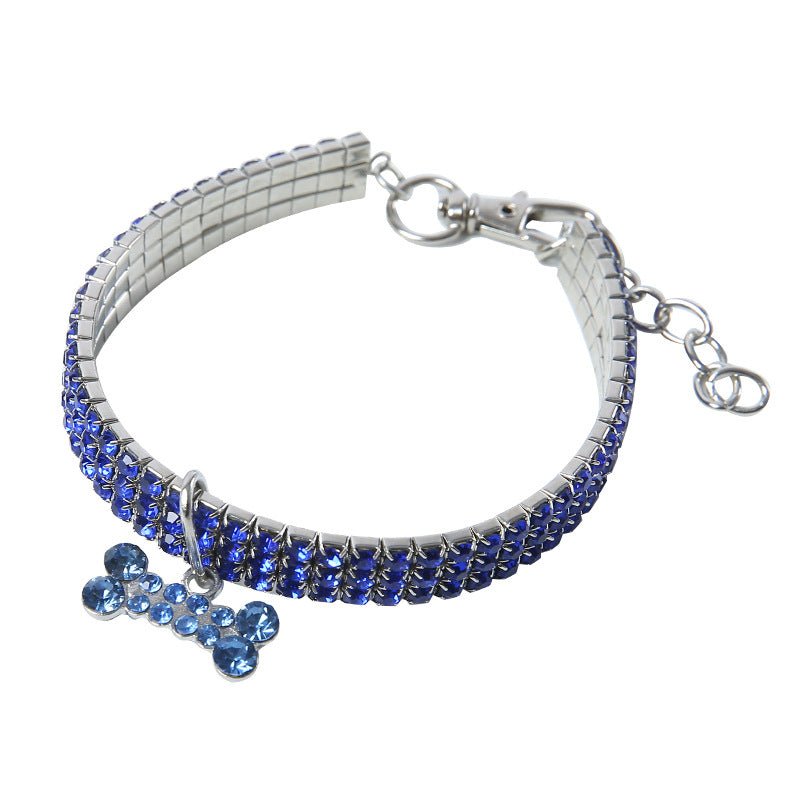 Collier Scintillant en Strass et Cristal pour Chiens et Chats Petits et Moyens - IVOIRART.COM