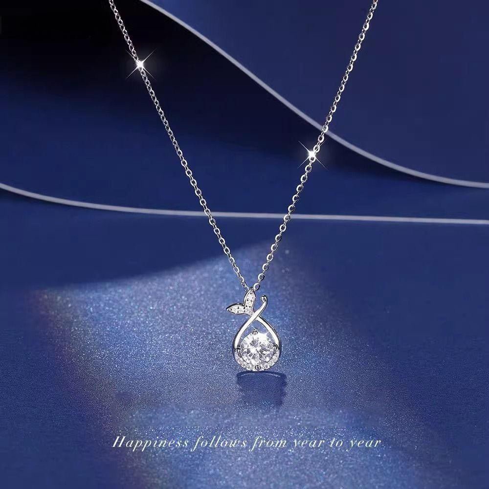 Collier Sirène Rond en Zircone en Argent Sterling 999, Style Raffiné et Luxueux - IVOIRART.COM