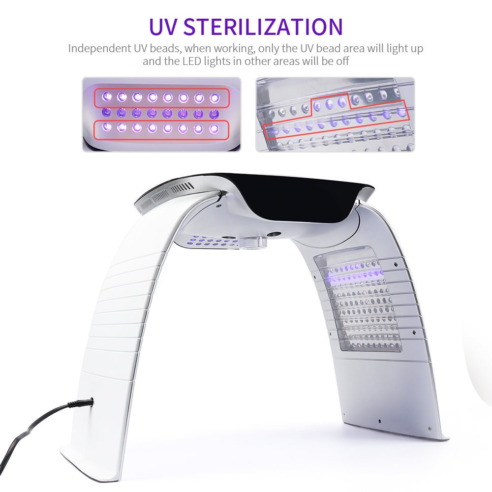 Colorful LED Photon Skin Rejuvenation - Appareil beauté chaud et froid spray Pro! - IVOIRART.COM