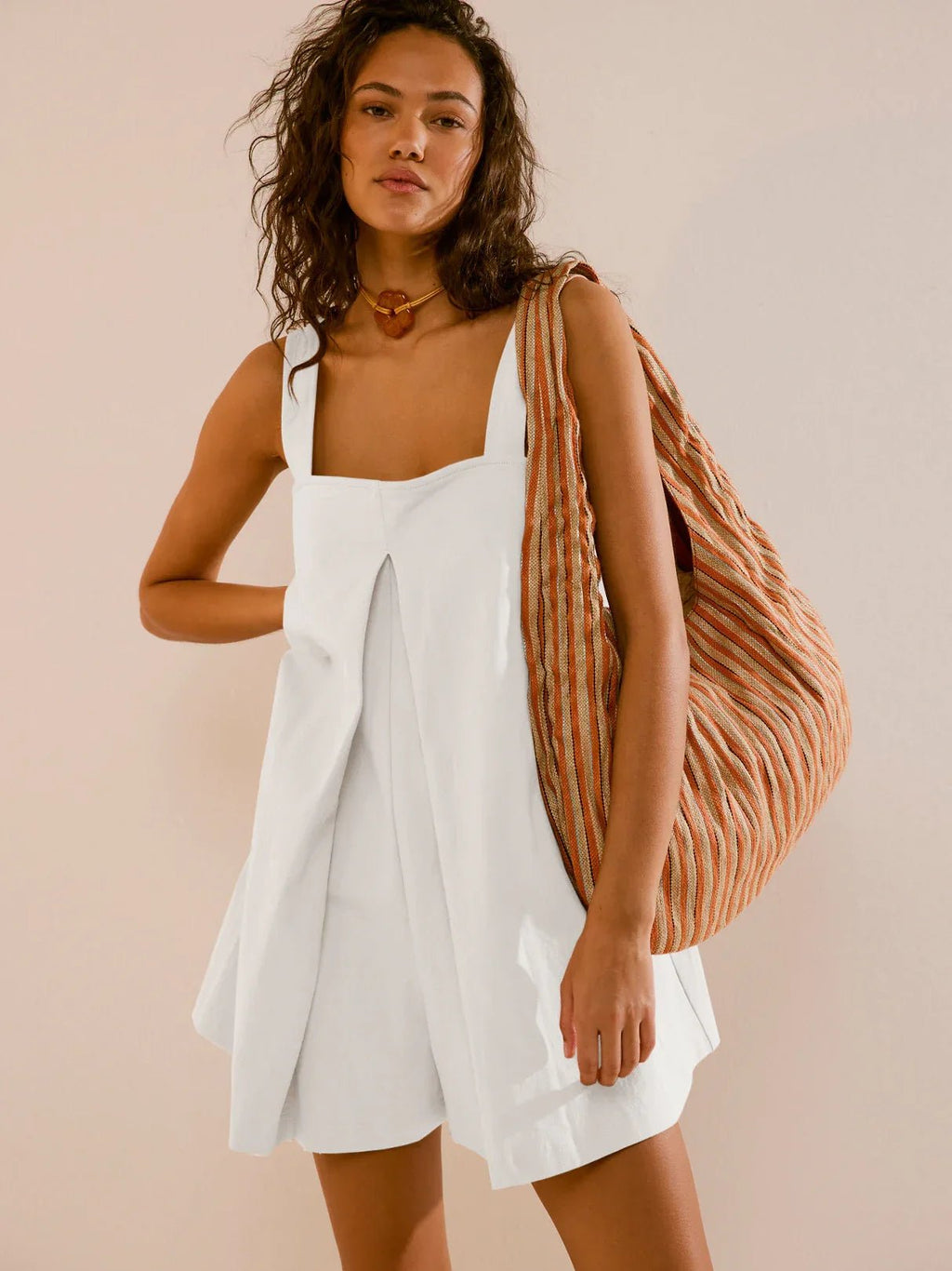 Combinaison décontractée unie et tendance pour femmes, élégante et confortable - IVOIRART.COM