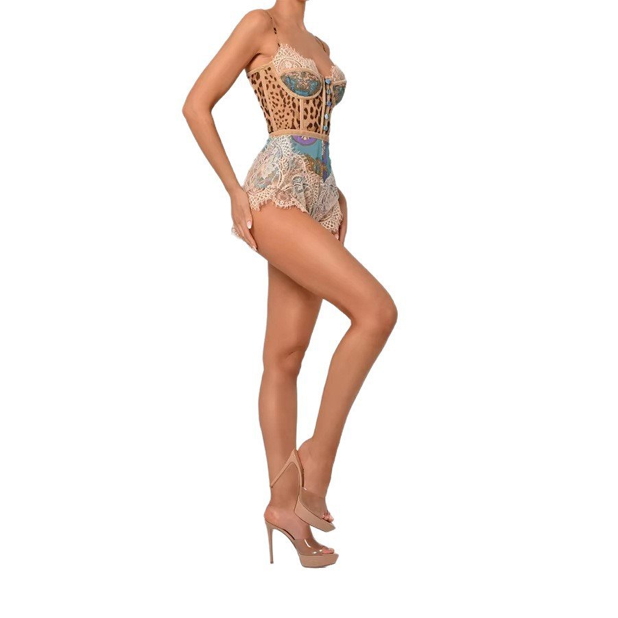 Combinaison sexy à fines bretelles en dentelle pour femme – Nouvelle tendance mode - IVOIRART.COM
