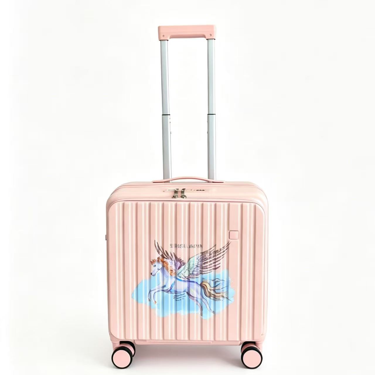 Compartiment Petit Bagage à Ouverture Latérale, Valise de Voyage Compacte 20 pouces, Légère et Pratique à Roulettes - IVOIRART.COM