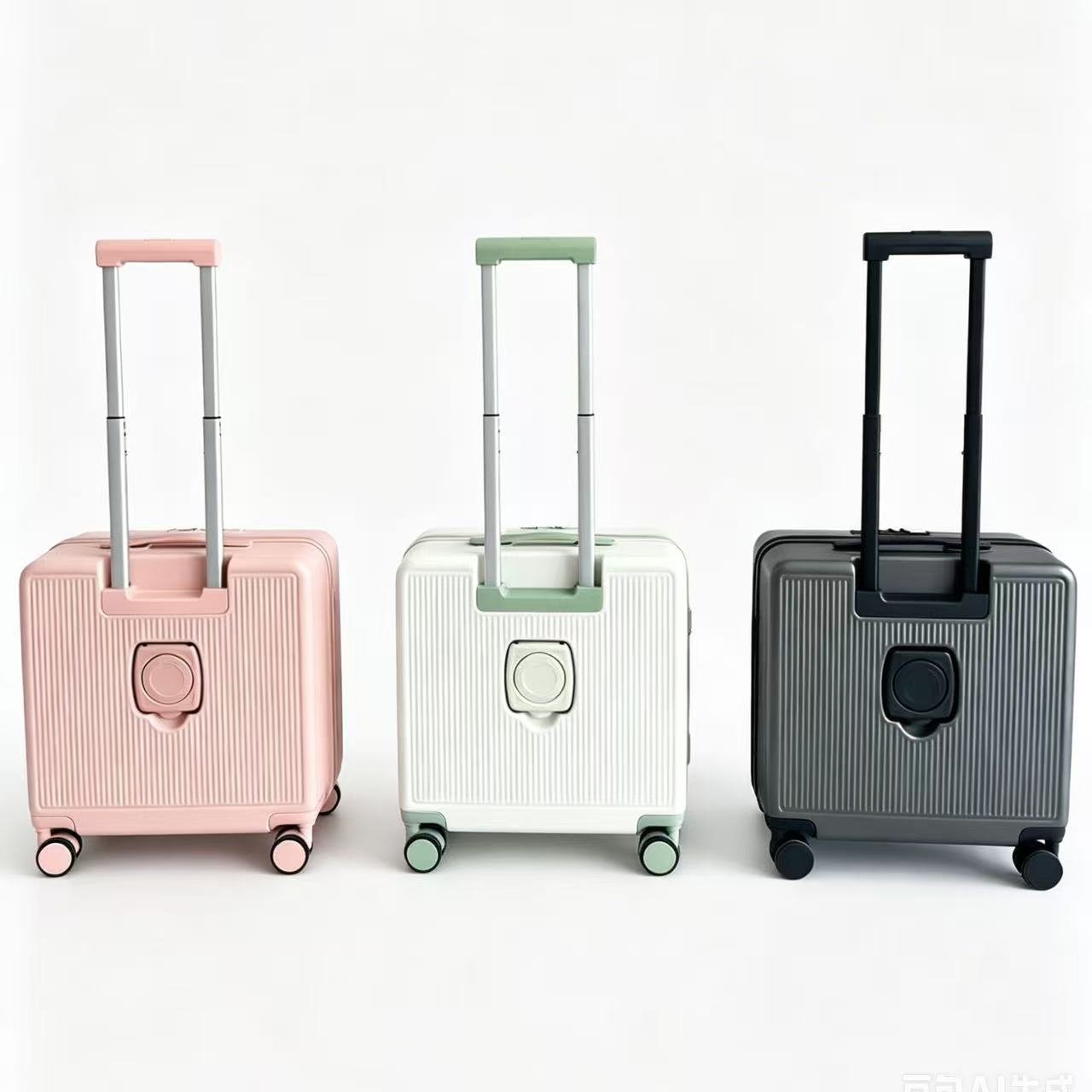 Compartiment Petit Bagage à Ouverture Latérale, Valise de Voyage Compacte 20 pouces, Légère et Pratique à Roulettes - IVOIRART.COM