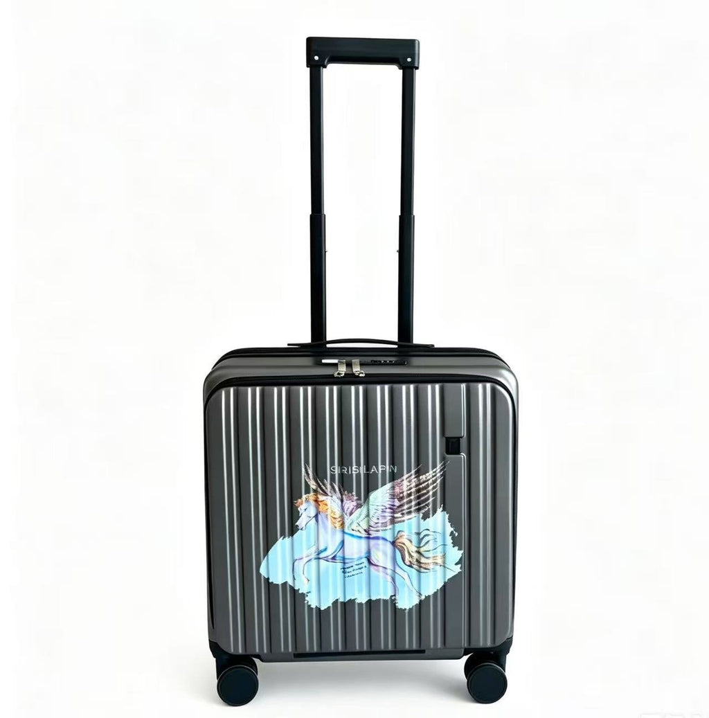 Compartiment Petit Bagage à Ouverture Latérale, Valise de Voyage Compacte 20 pouces, Légère et Pratique à Roulettes - IVOIRART.COM